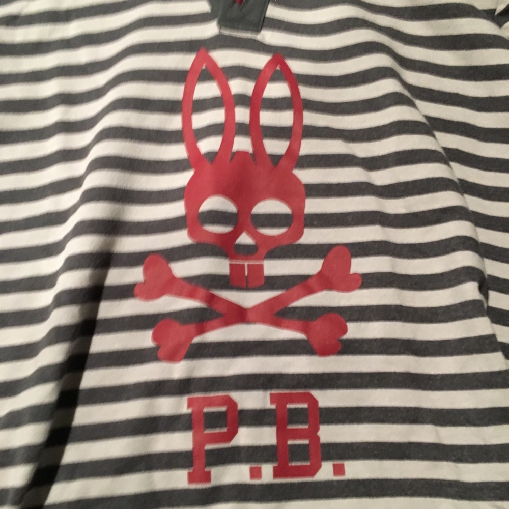 Psycho Bunny Striped Sweatshirt